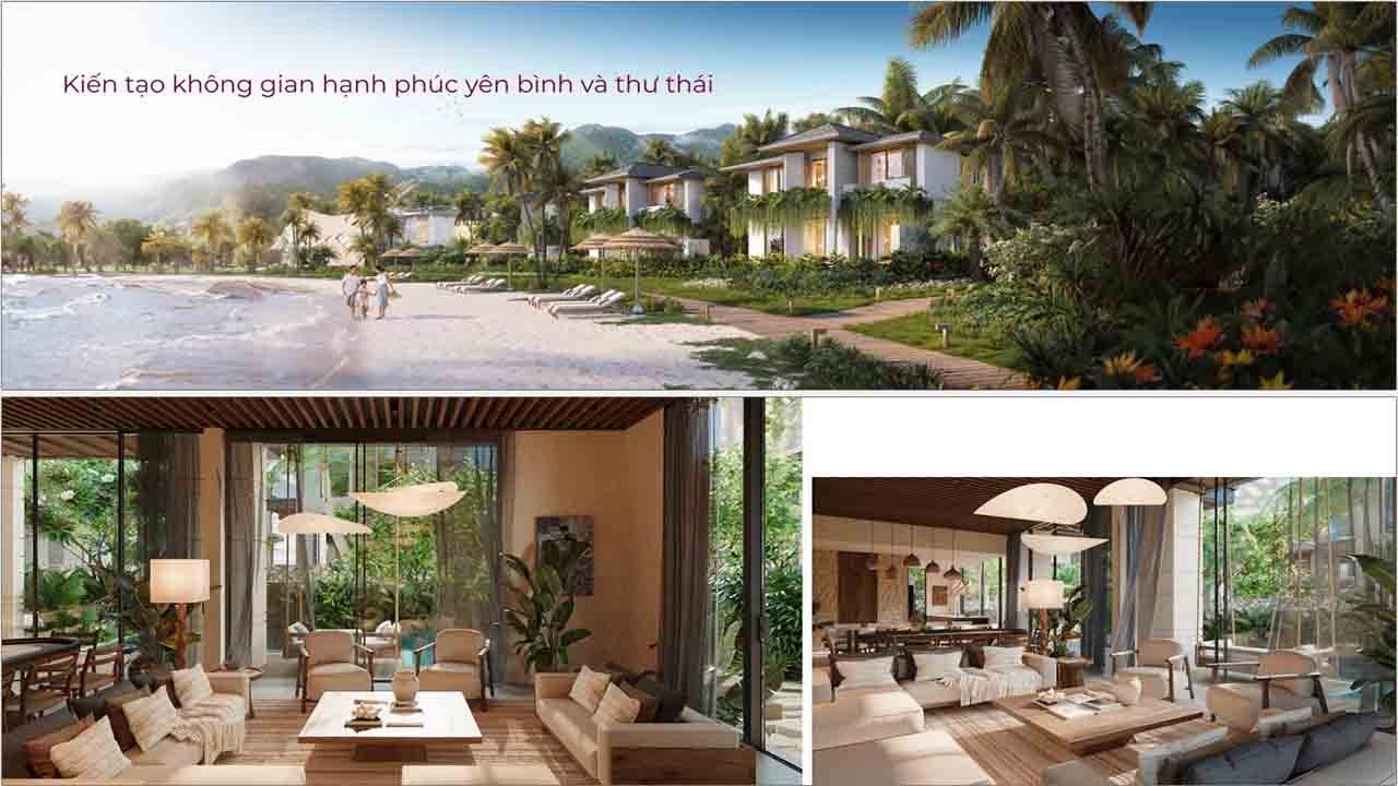 Beachfront Villa Solari by Anara mở thẳng ra bãi biển Bình Tiên — chuẩn để so các cụm biệt thự biển sau