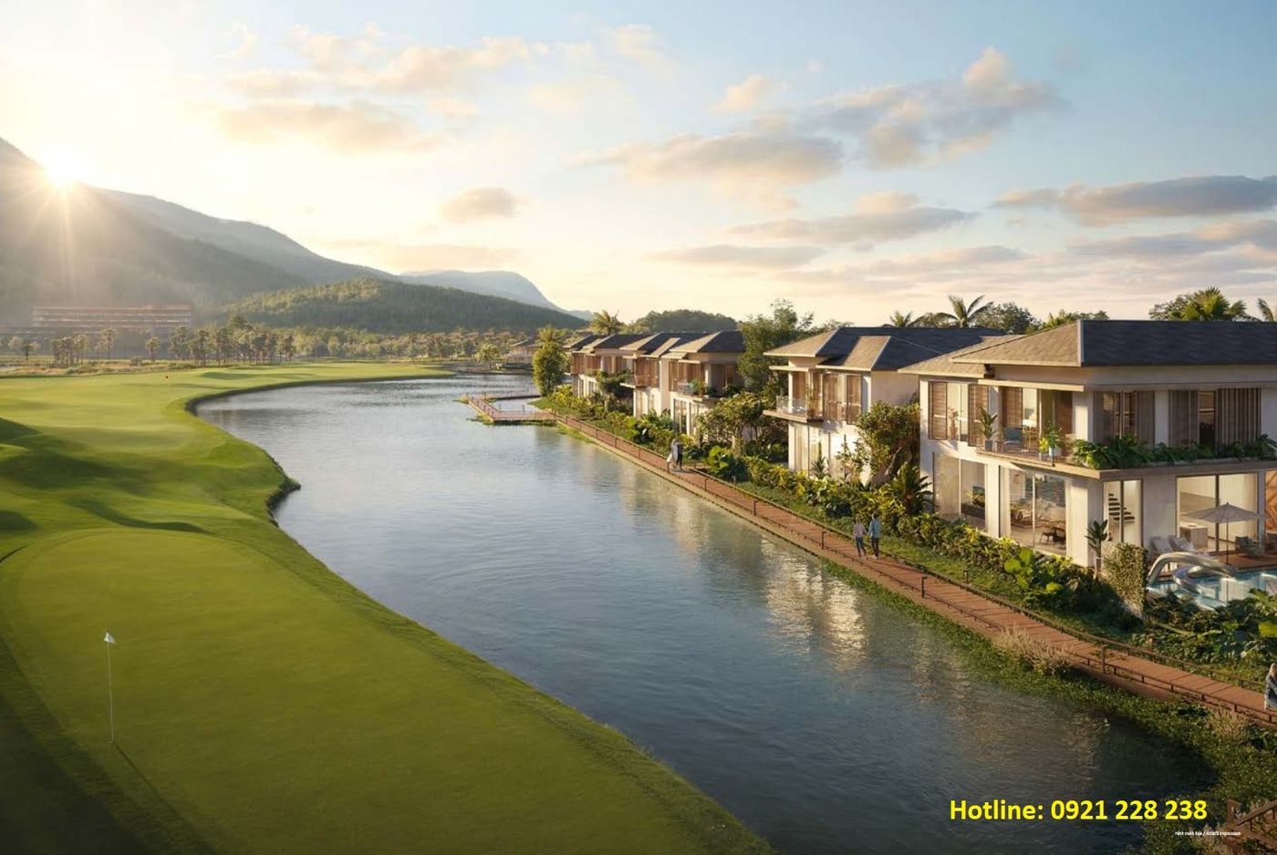 Golf Villa Solari bên hồ cảnh quan